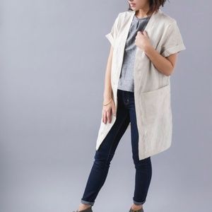 Temperate Marietta Linen Jacket in S/M